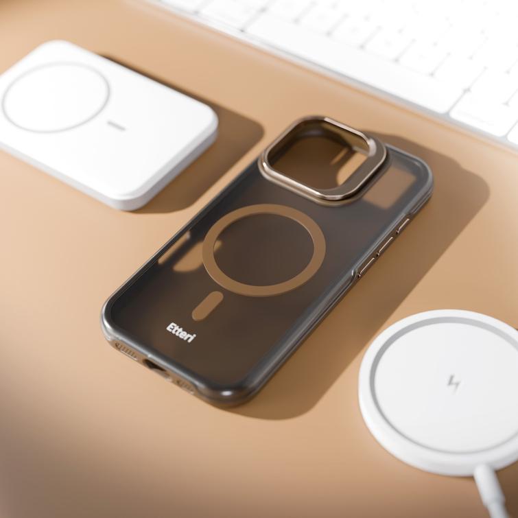 Etteri Morning Fog suojakuori iPhone 16 Prolle 6,3" ruskea