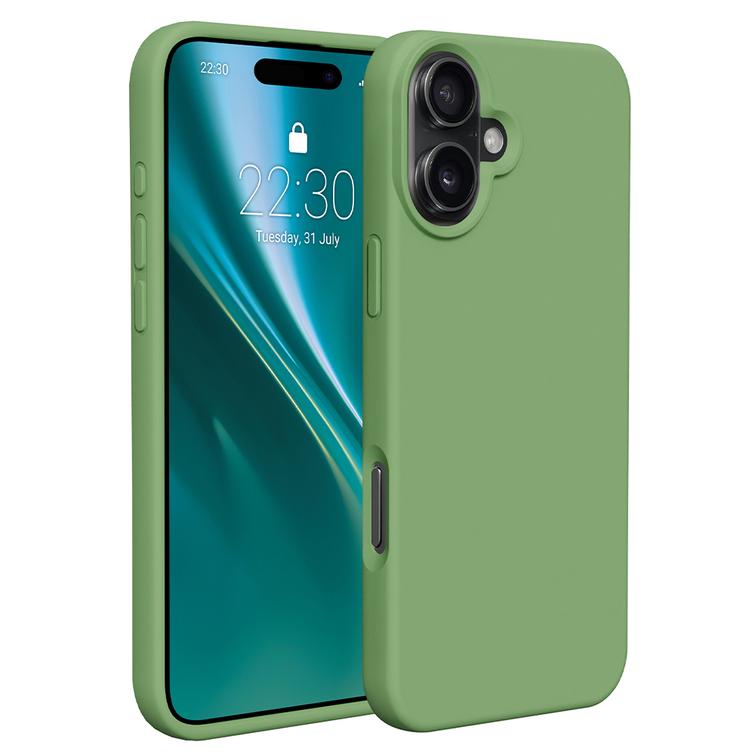 Etteri Silicone case for iPhone 16 6,1" light green