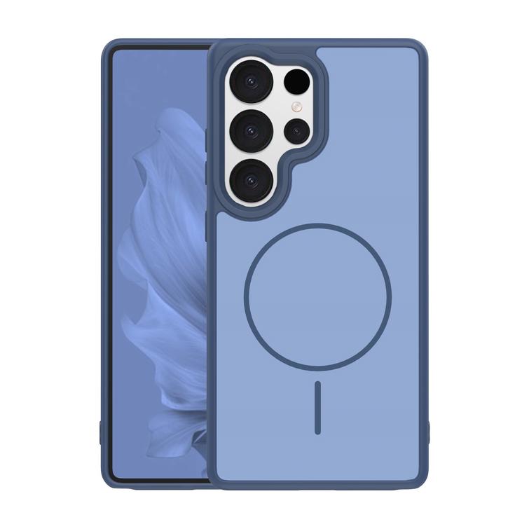 Frame Thin Mag -suojakuori Samsung Galaxy S25 Ultralle, tummansininen