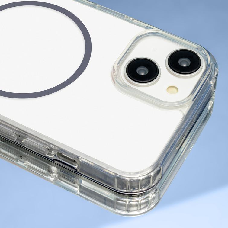 Iskunkest&auml;v&auml; ohut Mag-suojakuori iPhone 17 6,3" harmaa