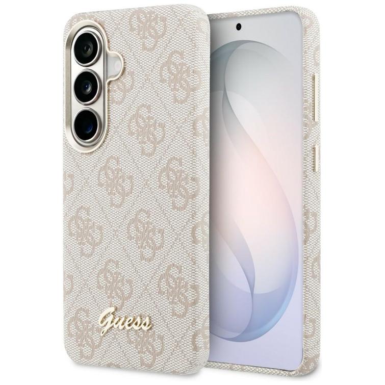 Guess case 4G Script MagSafe for Samsung Galaxy S26 pink