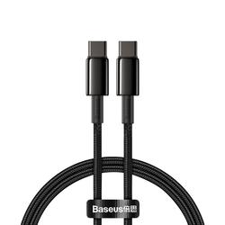 Baseus-kaapeli Tungsten PD USB-C - USB-C 1,0 m musta 100W