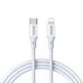 BWOO-kaapeli USB-C - Lightning 1m 27W ABS + TPE X283 C-L valkoinen