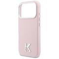 Karl Lagerfeld -suojakuori iPhone 17 Pro Max 6,9":lle, HC MAGSAFE PU FW W/ KHEAD LOGO PINK