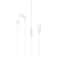 XO langalliset nappikuulokkeet EP82 USB-C Valkoinen