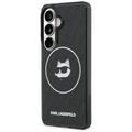 Karl Lagerfeld case IML Repeated Choupette MagSafe for Samsung Galaxy S26 black