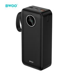 BWOO 22,5W 30000 mAh varavirtal&auml;hde LCD-n&auml;yt&ouml;ll&auml;, musta
