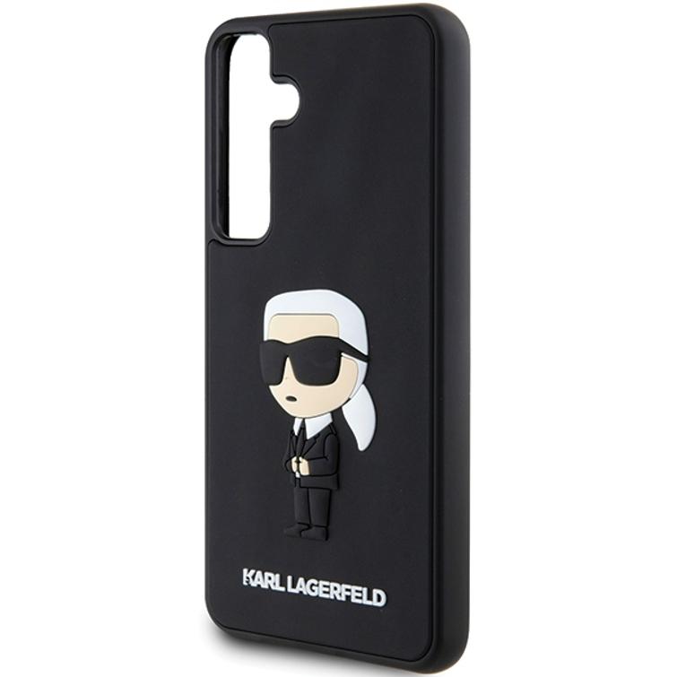 Karl Lagerfeld case for Samsung Galaxy S24 KLHCS24S3DRKINK black HC 3D RUBBER IKONIK NFT