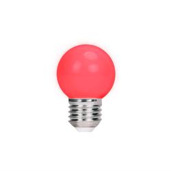 Forever Light LED Bulb E27 G45 2W 230v red 5pcs