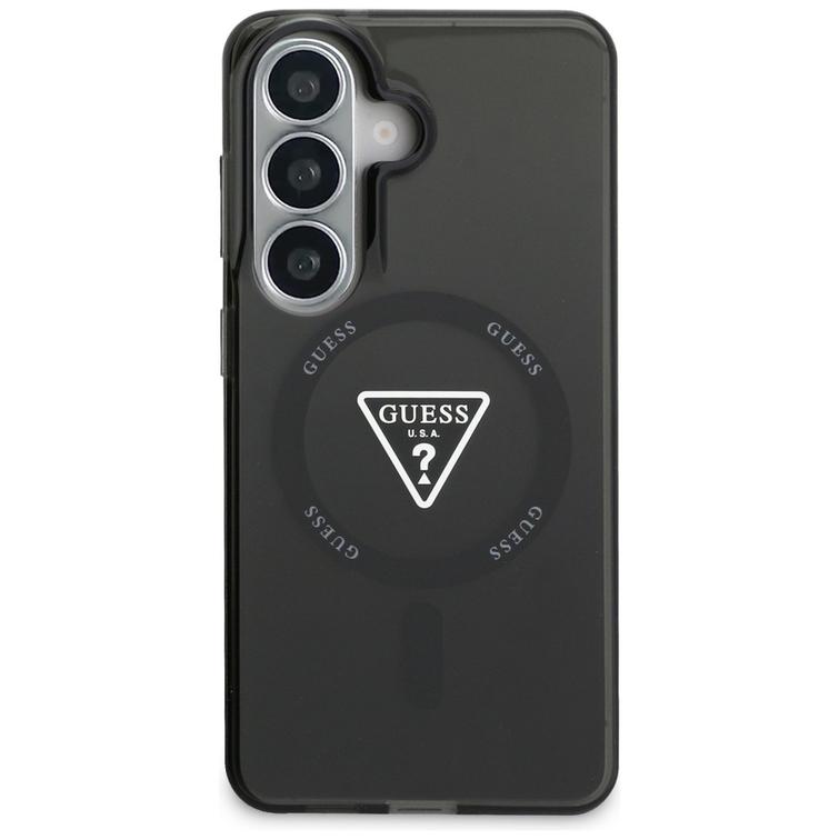 Guess case IML Gradient Triangle MagSafe for Samsung Galaxy S26 black