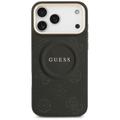 Guess iPhone 17 Pro Max -suojakuori HC MAGSAFE PU -suojakuorella, musta