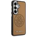 Karl Lagerfeld case Perforated KL MagSafe for Samsung Galaxy S26 brown