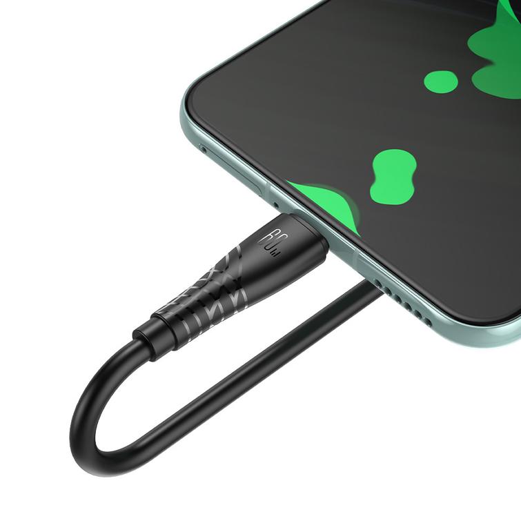 BWOO 60W kaapeli USB-C - USB-C BO-X318 1m musta