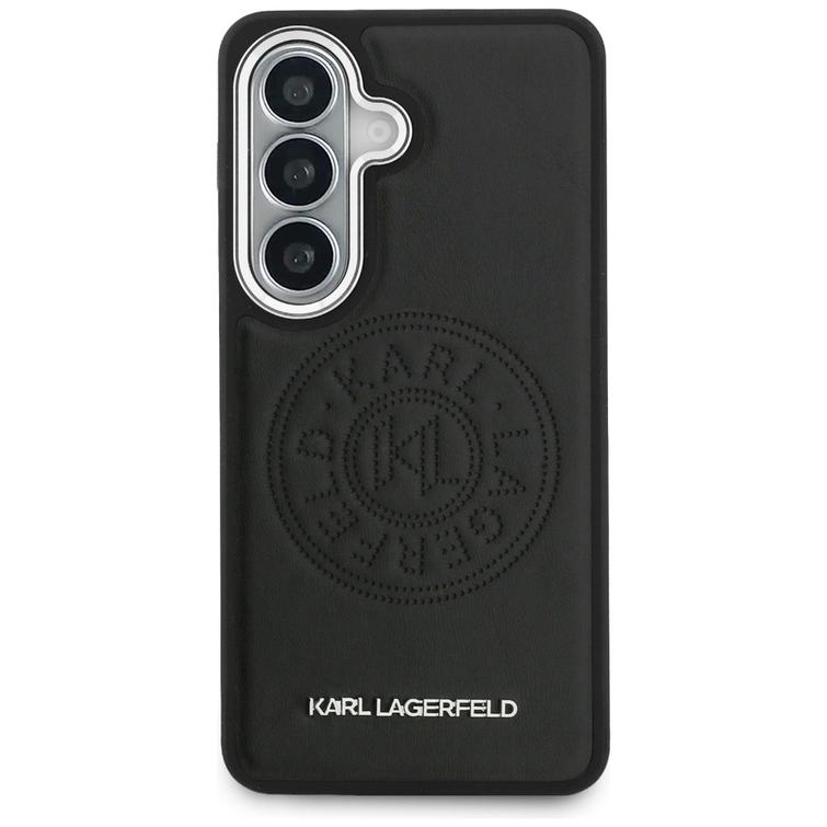 Karl Lagerfeld case Perforated KL MagSafe for Samsung Galaxy S26 Plus black