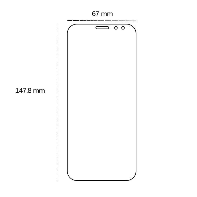 Karkaistu lasi 2,5D Huawei Mate 10 Litelle