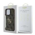 Guess iPhone 16 Pro 6,3" suojakuori GUHCP16L4GMGBR 4G:lle, iso logo, ruskea