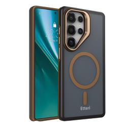Etteri Morning Fog case for Samsung Galaxy S25 Ultra brown
