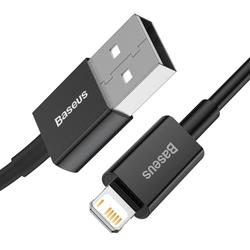 Baseus Superior USB-kaapeli - Lightning 1,0 m 2,4A musta