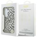 Guess case IML Leopard Print Triangle MagSafe for Samsung Galaxy S26 black