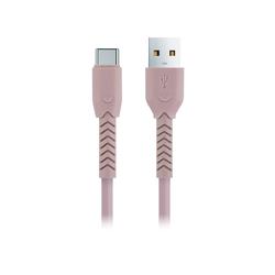 Maxlife MXUC-04 kaapeli USB - USB-C 1,0 m 3A pinkki
