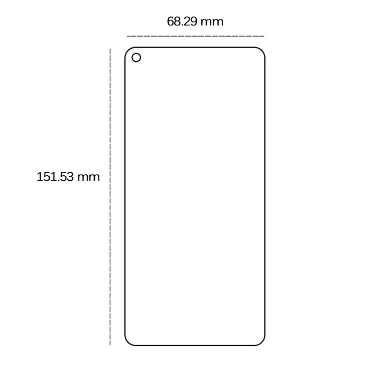 Karkaistu lasi 2,5D for Realme 9 Pro Plus / Realme 9 4G / Oppo Reno 7 Lite / 7Z / 7 SE / 8 Lite / A93