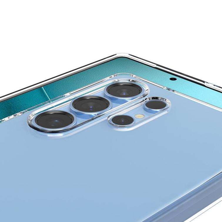 Spigen Liquid Crystal -suojakuori Samsung Galaxy S25 Ultralle Crystal Clear
