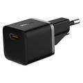 Baseus-sein&auml;laturi GaN5 Mini PD 20W 1x USB-C musta