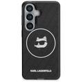 Karl Lagerfeld case IML Repeated Choupette MagSafe for Samsung Galaxy S26 black