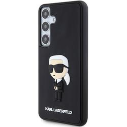 Karl Lagerfeld case for Samsung Galaxy S24 KLHCS24S3DRKINK black HC 3D RUBBER IKONIK NFT