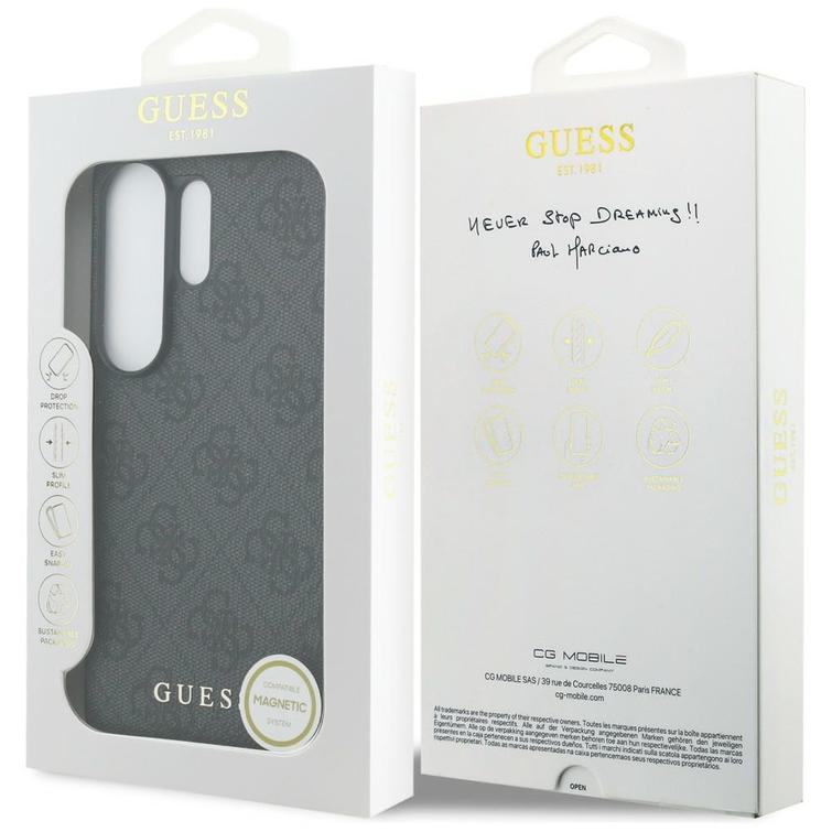 Guess case 4G Classic Logo Charm MagSafe for Samsung Galaxy S26 Ultra black