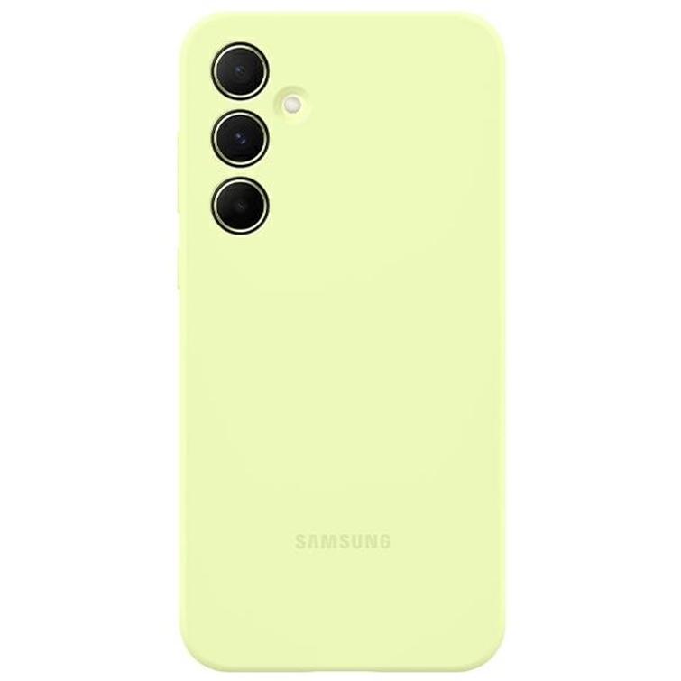 Samsungin silikonikuori Samsung Galaxy A55 5G:lle, lime