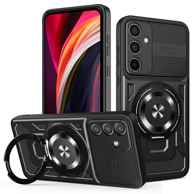 Defender Armor Mag suojakuori Samsung Galaxy A55 5G:lle, musta