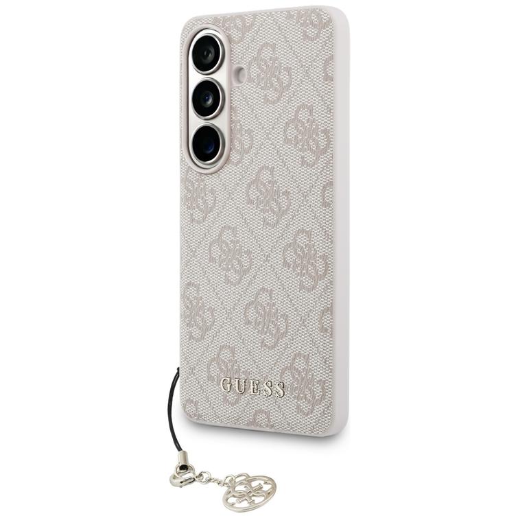 Guess case 4G Classic Logo Charm MagSafe for Samsung Galaxy S26 pink