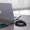 Baseus-kaapeli Cafule PD USB-C - USB-C 2,0 m 5A harmaanmusta 100W