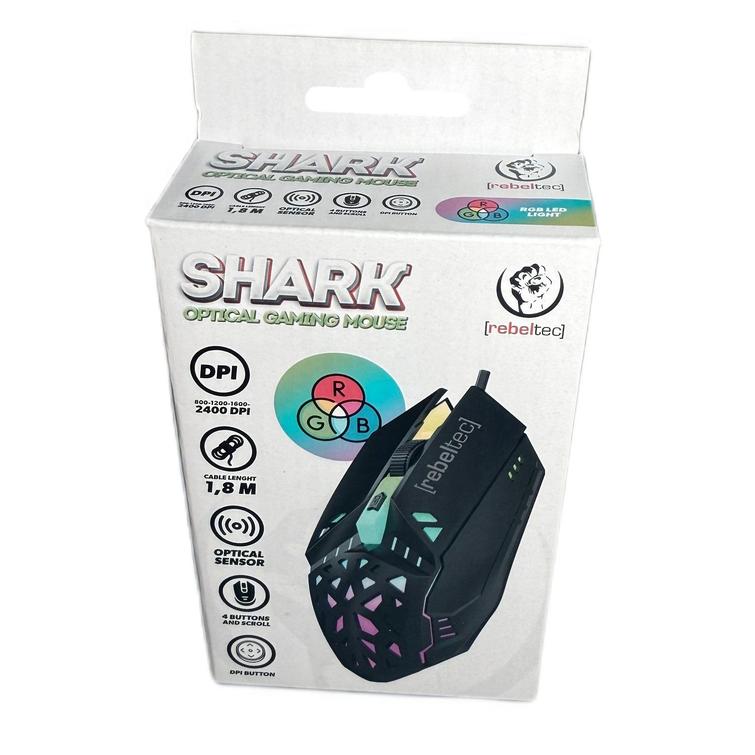 Rebeltec pelihiiri SHARK 800/2400 DPI