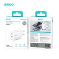 BWOO CDA206 PD 35W sein&auml;laturi 1x USB-C-portti valkoinen
