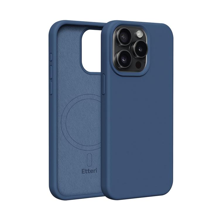 Etteri Silicone Mag kotelo iPhone 12 / 12 Pro 6,1" tummansiniselle