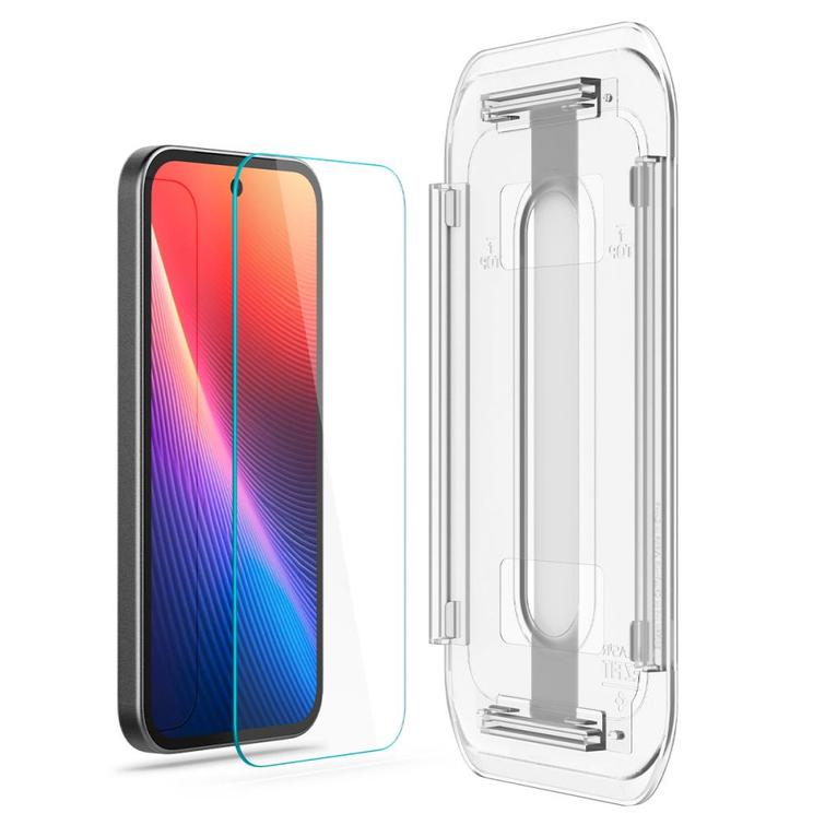 Spigen Glas.tR "EZ Fit" karkaistu lasi, 2 kpl pakkaus Google Pixel 9a:lle, kirkas