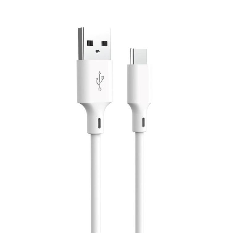 Forever kierrätyskaapeli USB-A - USB-C 1,5m 3A KR60-AC-00 valkoinen