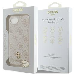 Guess HC MagSafe PU 4G Small 4G and Classic -suojakuori iPhone 16e:lle, pinkki