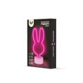 Neon-LED jalustalla BABBIT pinkki USB-C FSC-10 Forever Light