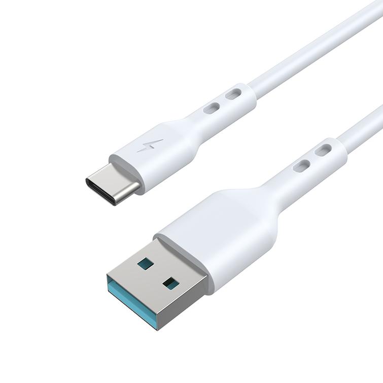 BWOO-kaapeli USB - USB-C 2m 3A valkoinen