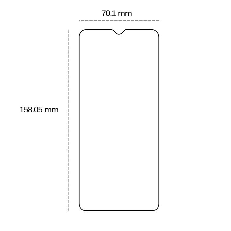 Karkaistu lasi 2,5D Samsung Galaxy A04 / A04s / A32 5G / M12 / M23 5G / M32 5G / M33:lle