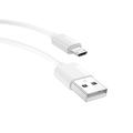 CABLE T-PHOX NETS MICRO USB WHITE 3A ; PVC ; 1,2M