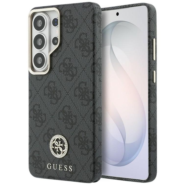 Guess case 4G Rhinestone Round Logo MagSafe for Samsung Galaxy S26 Ultra black