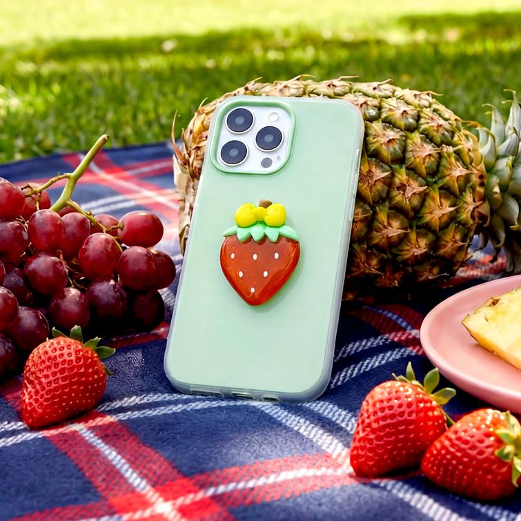 Fruit 2in1 case for iPhone 16 6,1" green