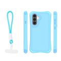 Safepop case with strap for Samsung Galaxy A57 5G blue