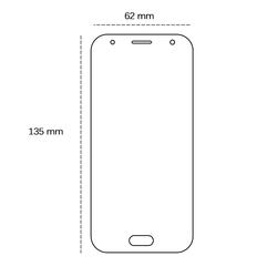 Karkaistu lasi 2,5D Samsung Galaxy J3 2017 (J330) puhelimelle