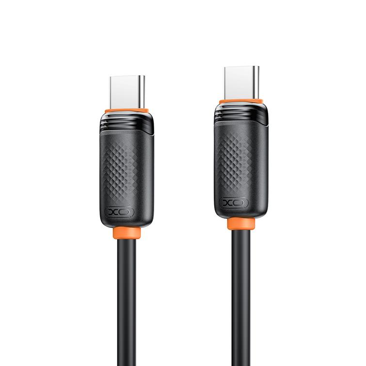 XO-kaapeli NB-Q302B PD USB-C - USB-C 1,0m 60W musta