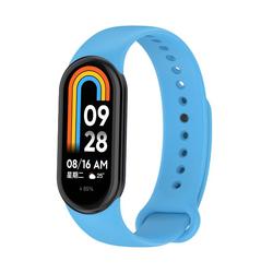 SILICONE STRAP MI BAND 8/M8 (11). BLUE